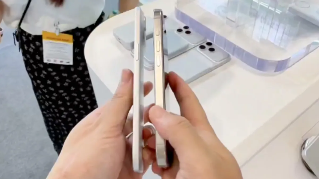 Profilul telefoanelor Iphone 17 si Iphone Pro Max(Credit: Sonny Dickson/X)