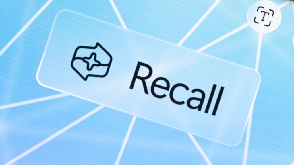 Funcția Microsoft denumită Recall