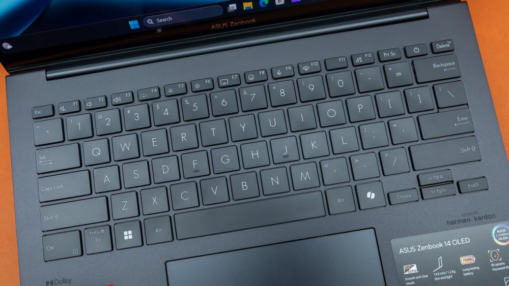 Tastatura laptopului Asus Zenbook 14 OLED Touch