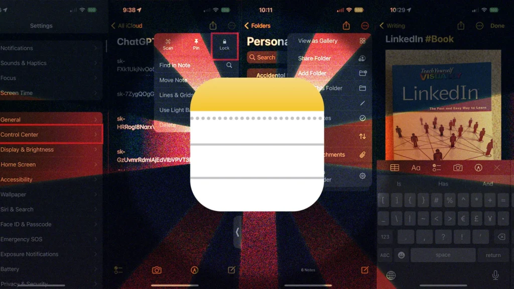 Aplicatia Notes de la Apple