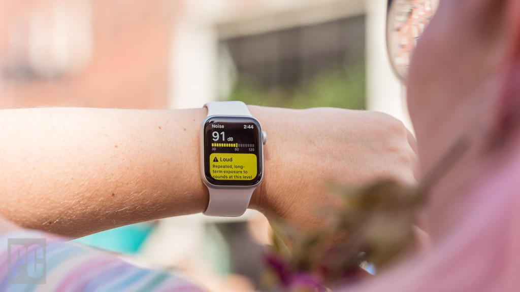 Avertizare trimisa de Apple Watch prin aplicatia Noise