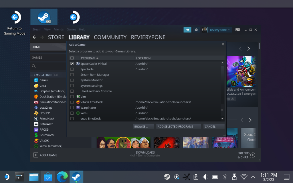 Biblioteca Steam