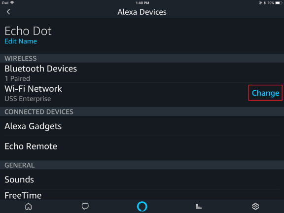 Configurare Alexa pentru calatorii