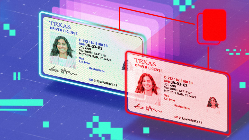 Copierea unui permis de conducere din Texas