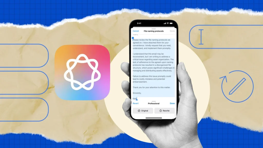 Cum să folosești instrumentele de redactare ale Apple Intelligence pentru a observa greșeli de tastare și a rescrie emailurile