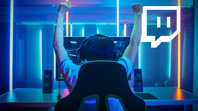 Gamer sta pe platforma Twitch