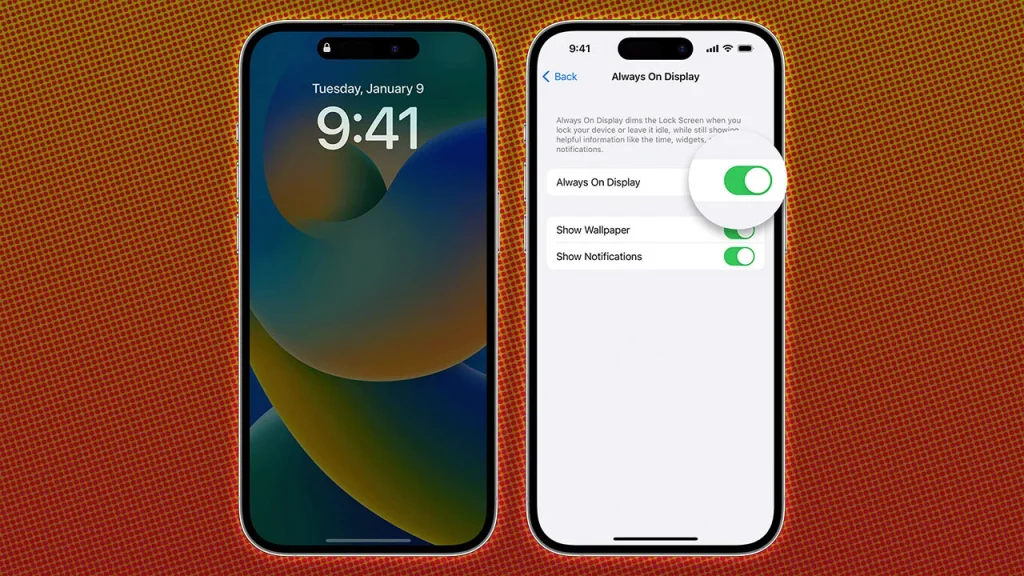 Privire de ansamblu: cum să gestionezi afișajul mereu activ al iPhone-ului