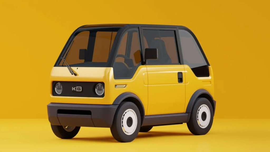 Modelul electric denumit Mibot, produs de KG Motors, companie japoneza