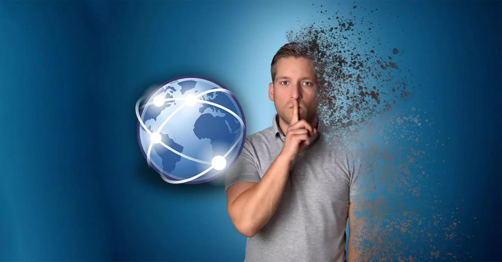 Persoana dispare de pe internet