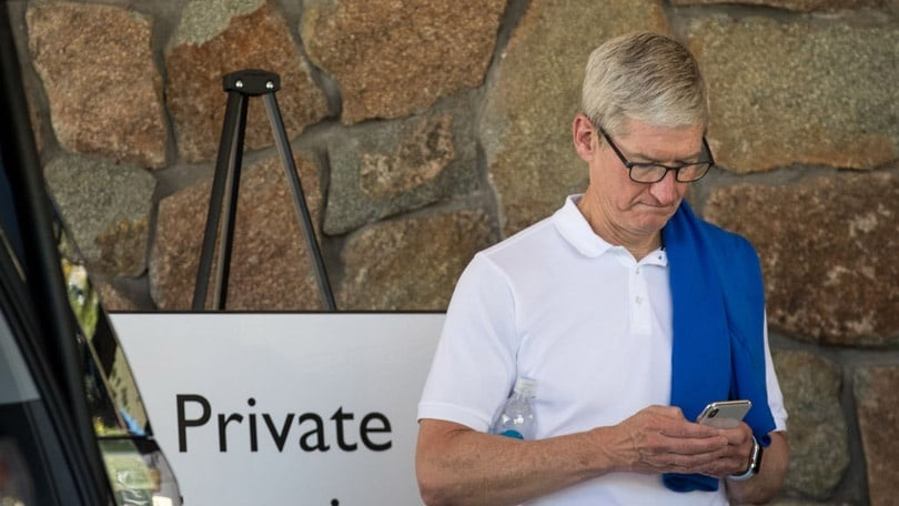 Persoana isi descarca datele personale folosind iPhone