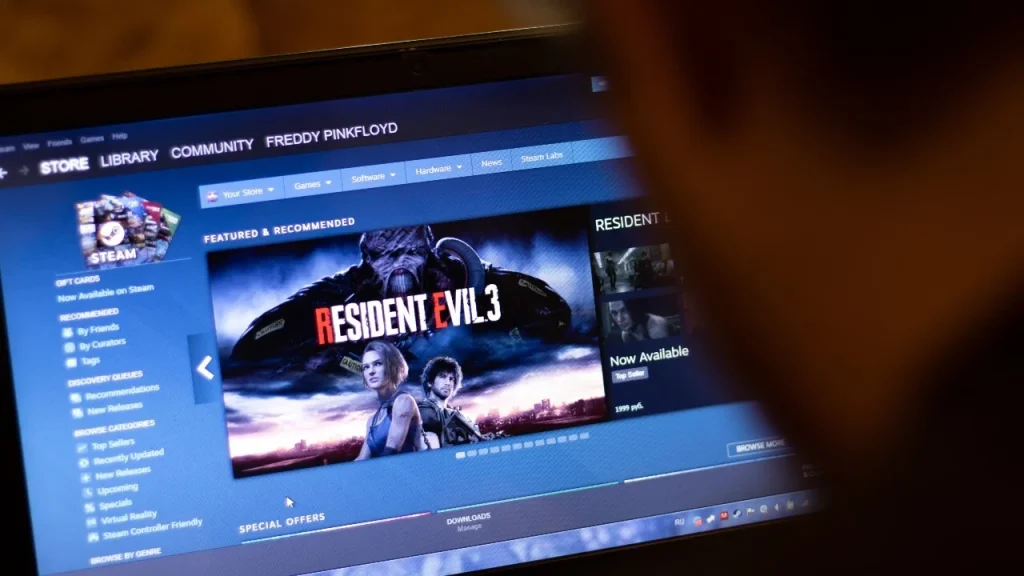 Jocul Resident Evil pe platforma Steam
