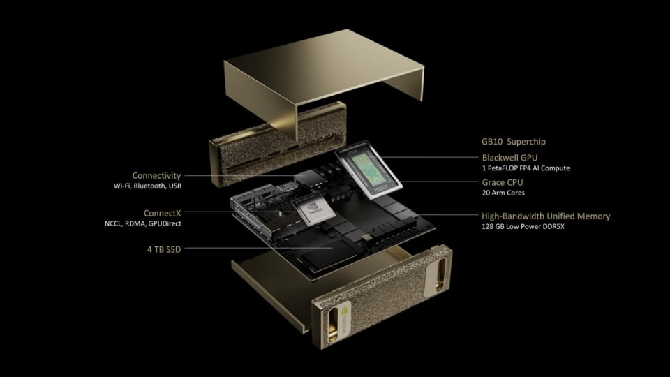 Componentele hardware ale supercomputerului produs de Nvidia