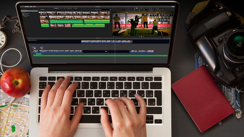 Aplicatia TechSmith Camtasia ruleaza pe un Macbook