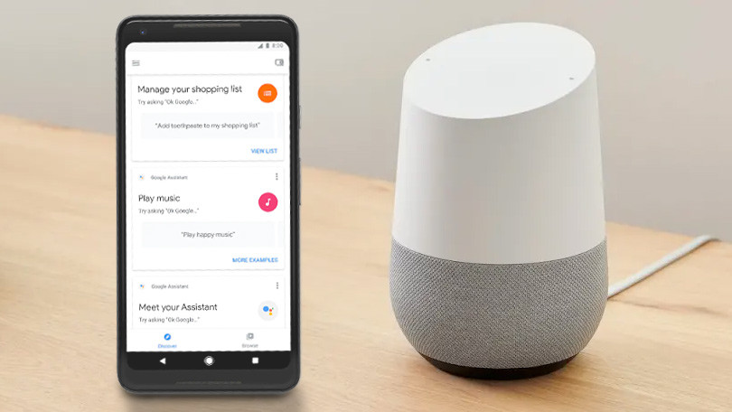 Utilizare boxa Google Home conectata prin smartphone