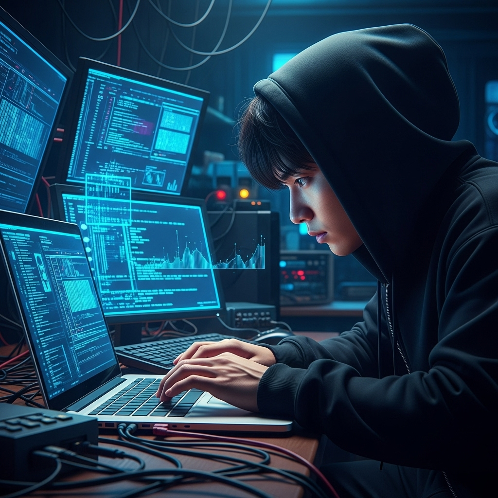 Imaginea unui hacker