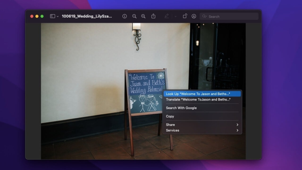 Utilizare functie Live Text