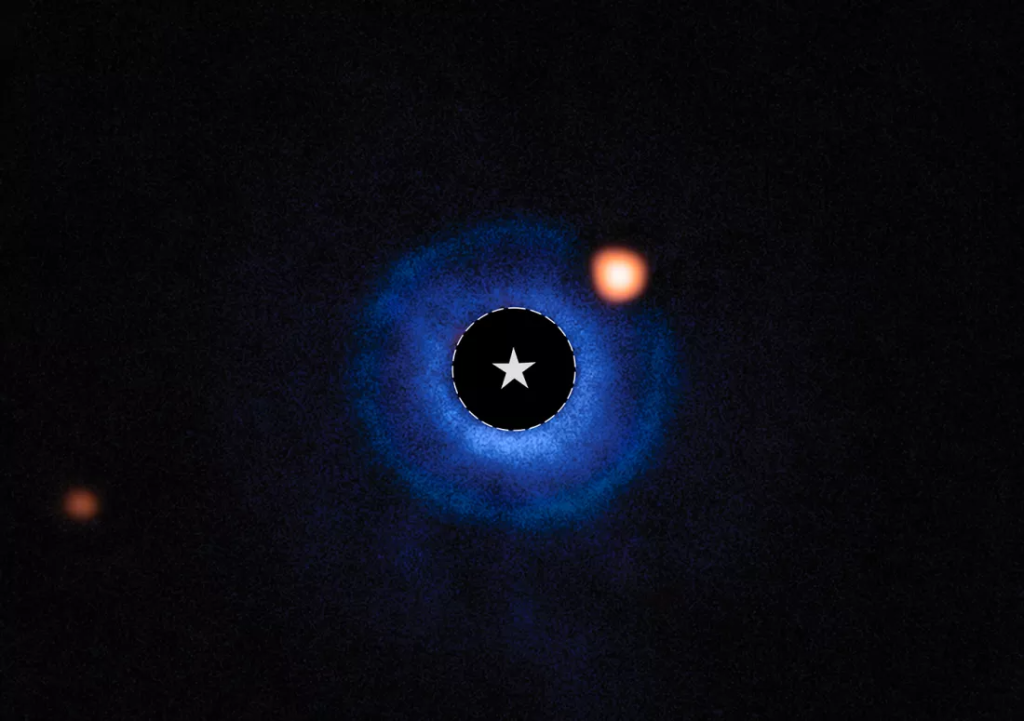 Vedere din telescop folosind datele Webb si Miri