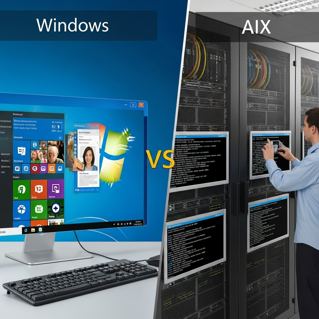 Windows vs AIX