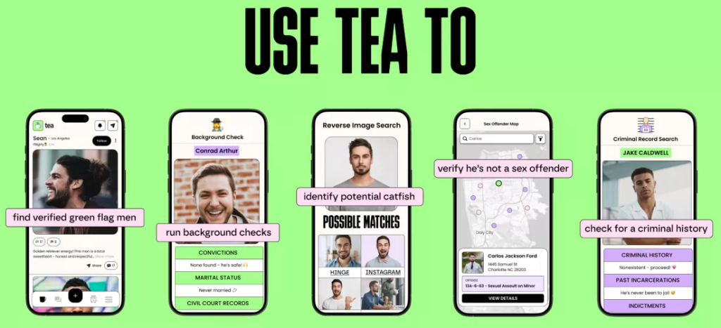Aplicatia de dating TEA