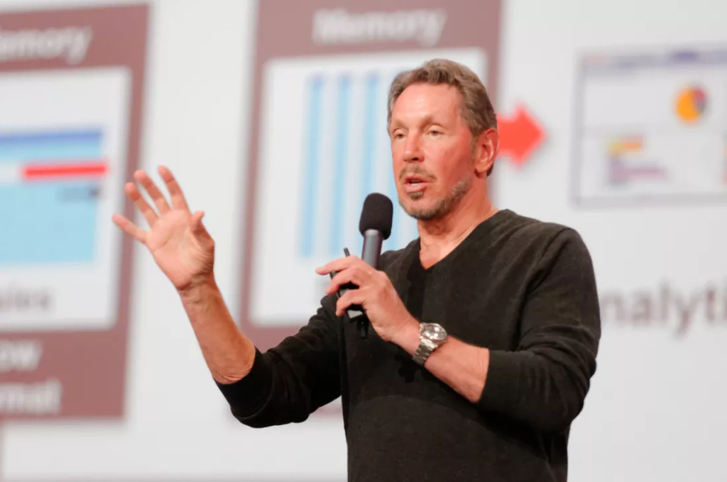 Co-fondator Oracle, Larry Ellison