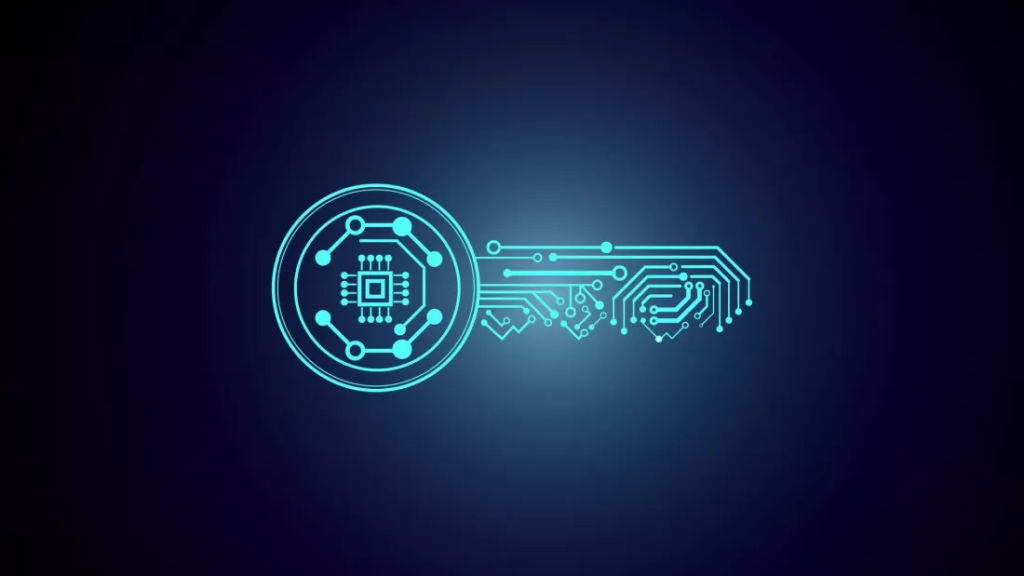 Imagine cu o cheie digitala ce sugereaza certificarea TLS