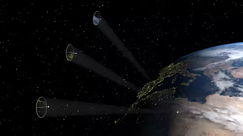 Sateliti sub forma de oglinzi