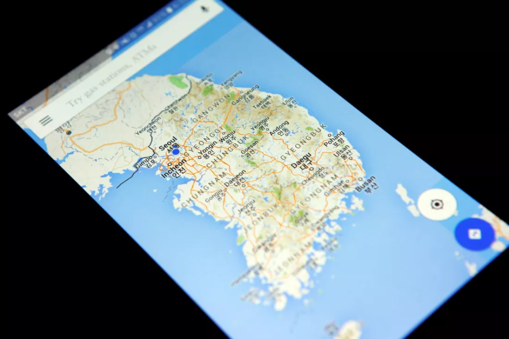 Harta obtinuta prin intermediul Google Maps