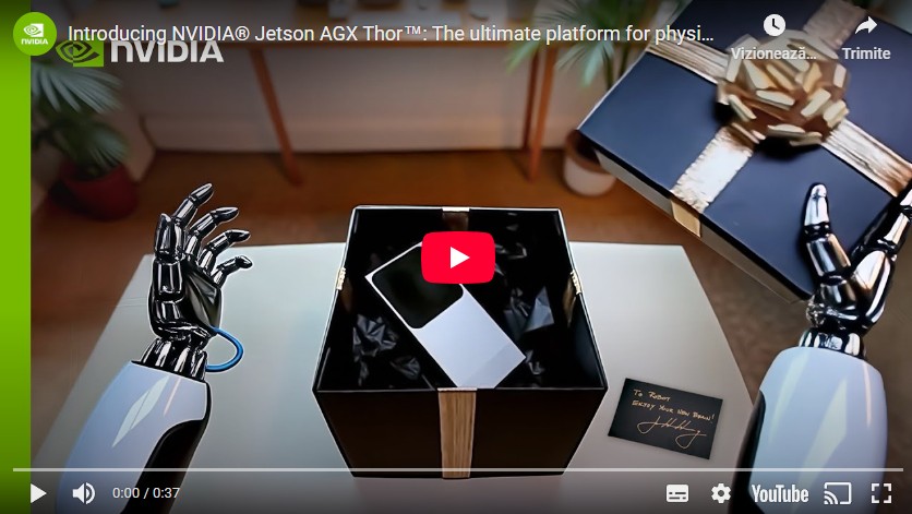 Compuiter-ul Nvidia Jetson Thor