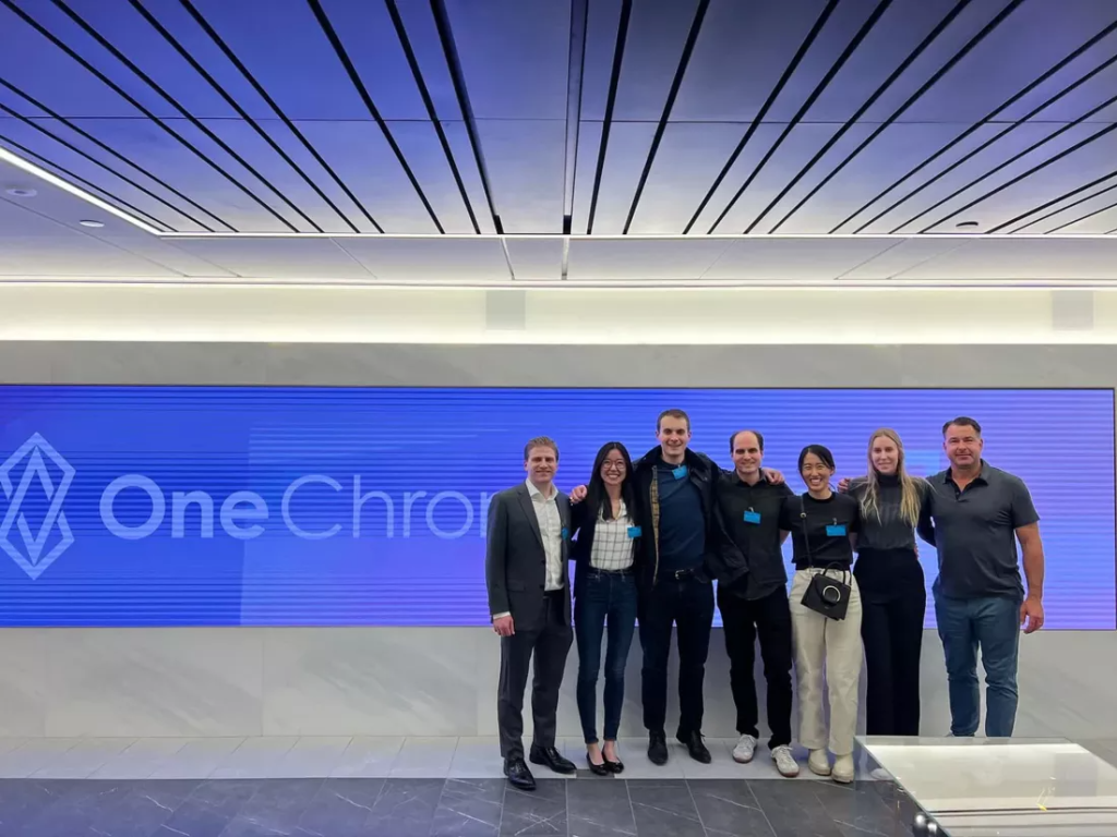 Reprezentantii StartUp OneChronos si laureat al premiului Nobel, Paul Milgrom