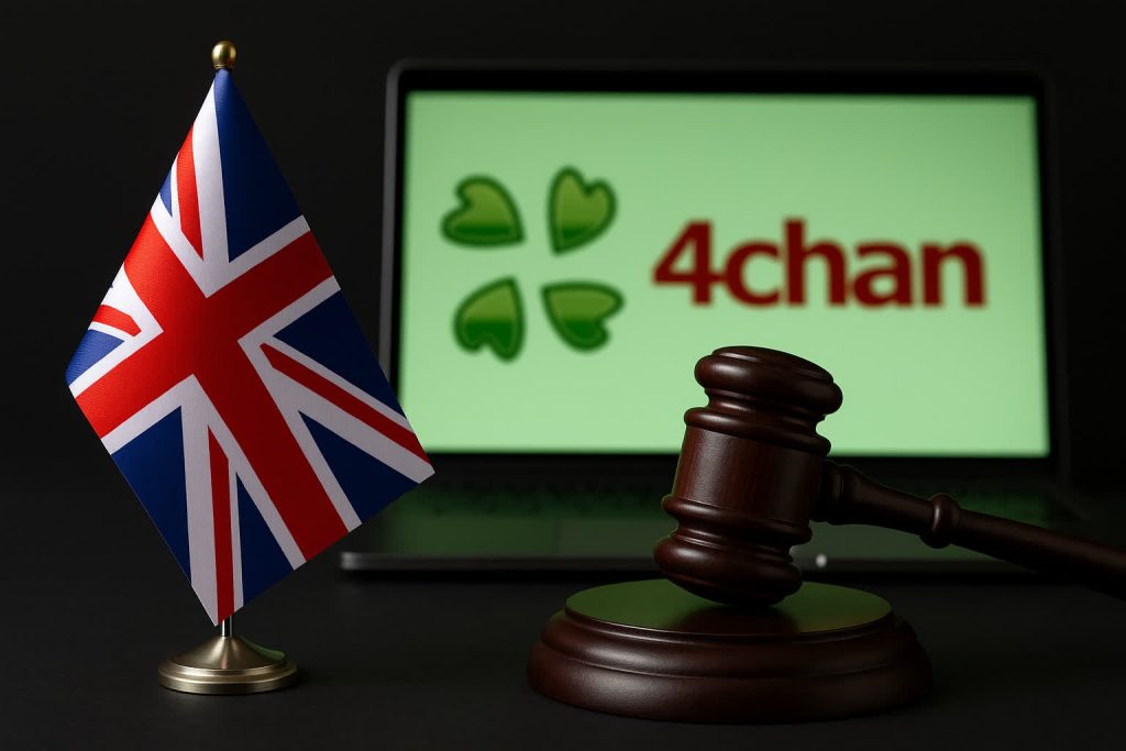 Autoritatea de reglementare din Regatul Unit amendează 4chan cu 26.000 de dolari și în continuare conform Legii privind Siguranța Online.