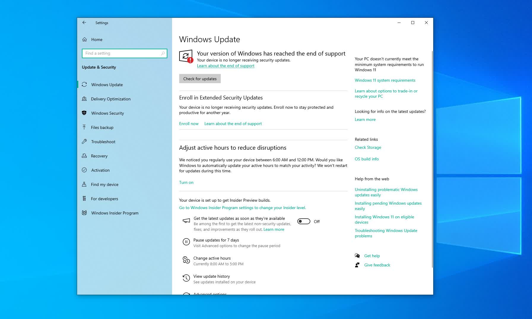 Microsoft lansează un update critic pentru a remedia problemele de înscriere la actualizările de securitate extinse pentru Windows 10