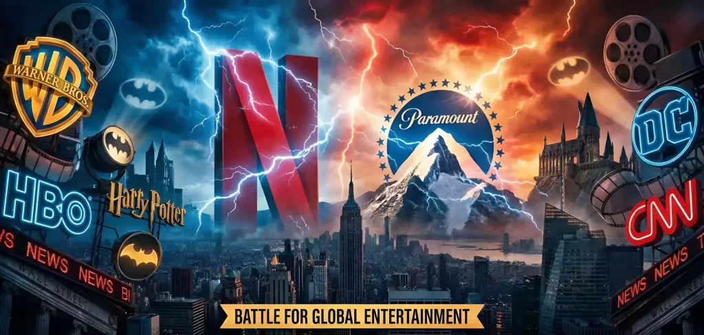 Oferta de 108 miliarde de dolari a Paramount pentru a forța Netflix să iasă transformă lupta pentru Warner Bros. într-o confruntare.