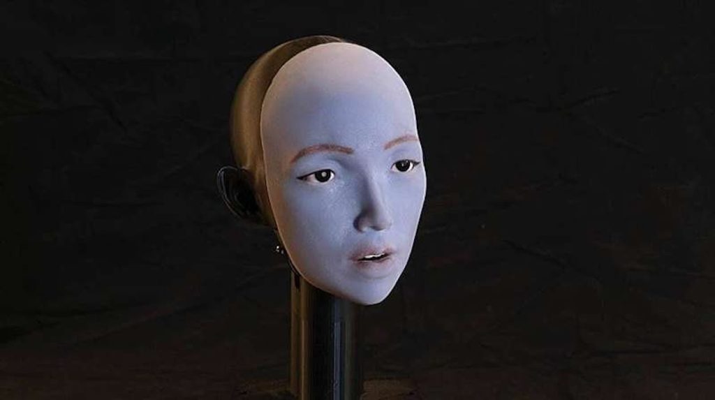 Acest robot umanoid a învățat mișcări realiste ale buzelor urmărind YouTube.