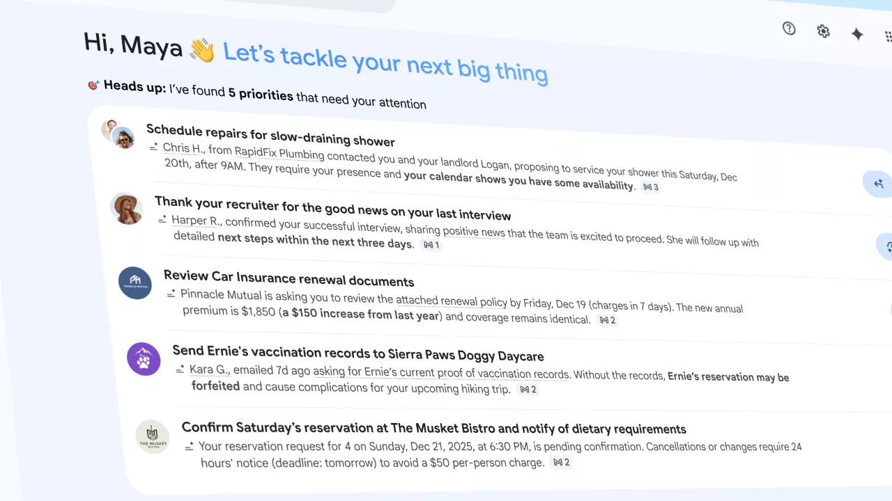 Google integrează și mai multă inteligență artificială în Gmail, iar unele funcții sunt activate implicit