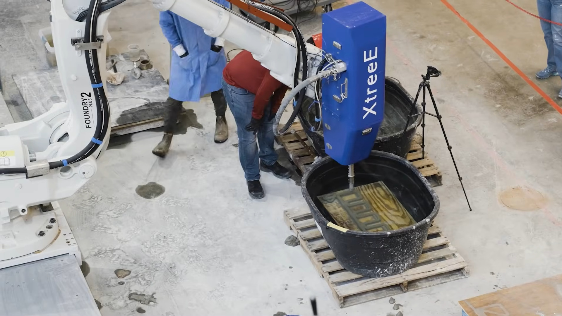 Imprimarea 3D a structurilor din beton sub apă